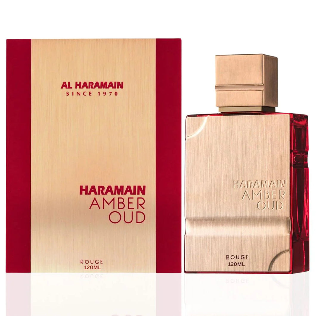 Haramain Amber Oud Rouge Eau De Parfum By Al Haramain 120ml 4 FL OZ