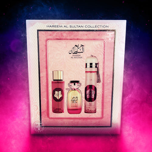 Hareem Al Sultan Collection 3-Piece Gift Set Eau De Parfum / Air Freshener / Mist By Ard Al Zaafaran