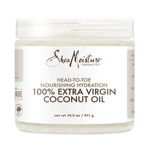 Head-To-Toe Nourishing Hydration 100% Extra Virgin Coconut Oil By Shea Moisture 14.5 oz 411 gm