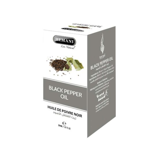 Hemani Live Natural - Black Pepper Oil - 30ml