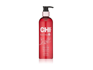 CHI Rose Hip Oil Color Protect Shampoo Sulfate & Paraben Free 11.5 fl oz (340ml)
