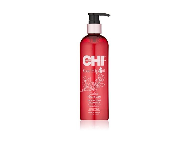 CHI Rose Hip Oil Color Protect Shampoo Sulfate & Paraben Free 11.5 fl oz (340ml)