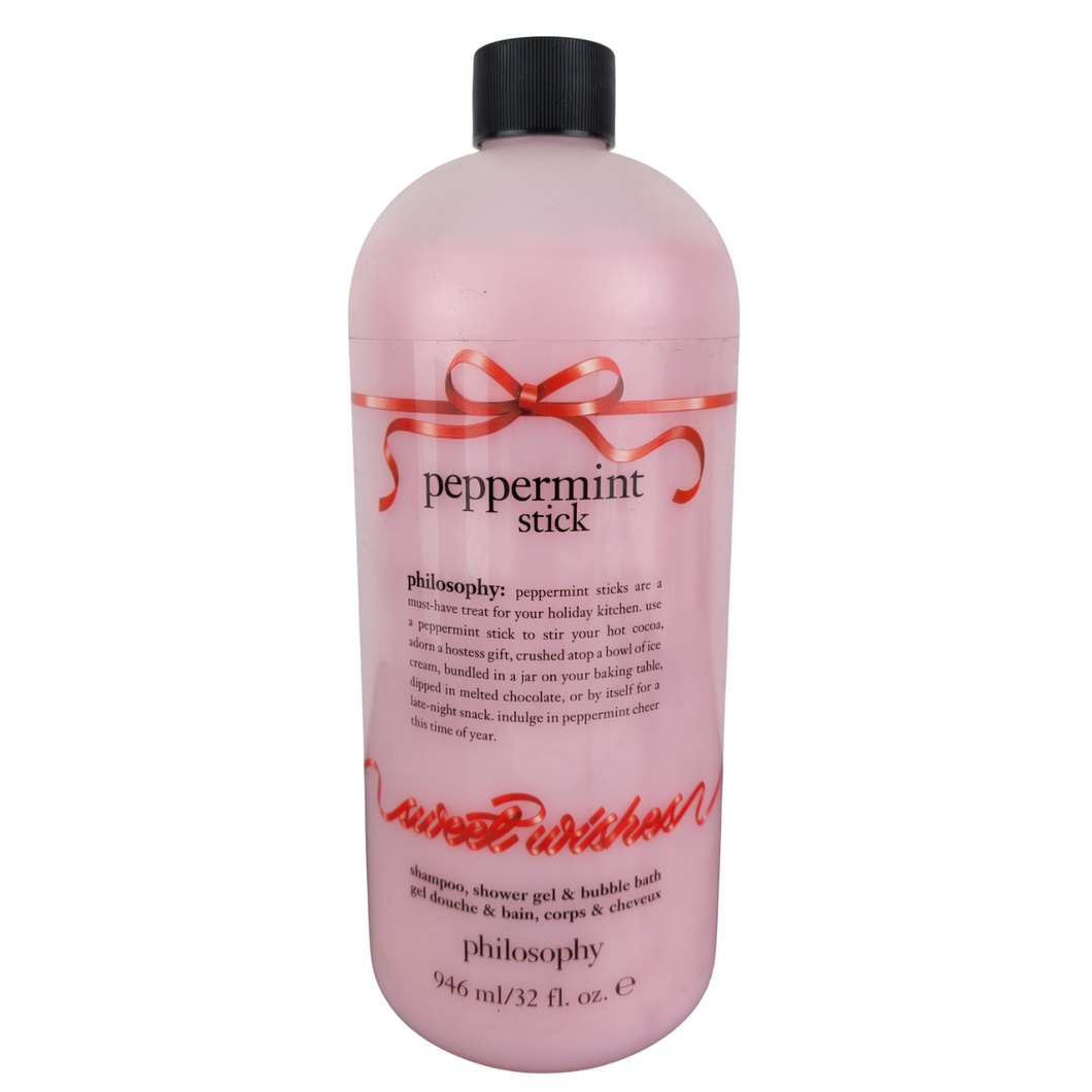 Philosophy Peppermint Stick Sweet Wishes Shampoo, Bath & Shower Gel 946 ml 32 fl oz