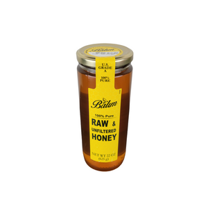 Raw & Unfiltered Honey 100% Pure U.S. Grade A - By Balim 22oz (625 g) Product of Germany