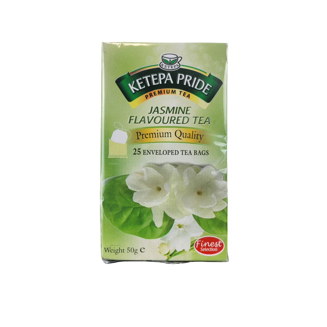 Ketepa Tea - Jasmine Flavoured Tea - 25 tea bags Net Weight 50g