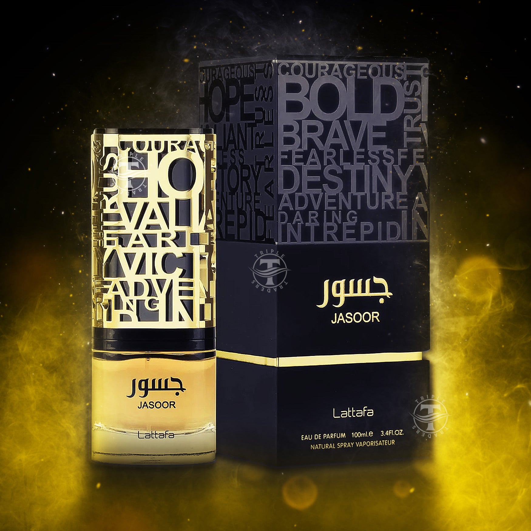Jasoor Eau De Parfum by Lattafa 100ml 3.4 FL OZ – Triple Traders