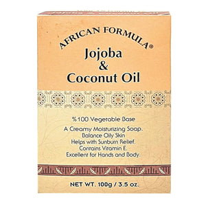 Jojoba & Coconut Oil Bar Soap 3.5 oz By African Formula Made In Jordan
