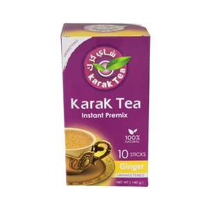 Karak Instant Tea with Ginger ( Unsweetened ) - 10 Packets - net wt (140g)