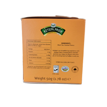 Ketepa Tea - Caramel - Flavored Black Tea - 25 tea bags Net Weight 50g