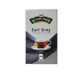 Ketepa Tea - Earl Grey - Flavored Black Tea - 25 tea bags Net Weight 50g