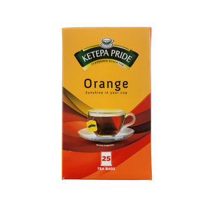 Ketepa Tea - Orange Flavoured Tea - 25 tea bags Net Weight 50g