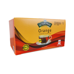 Ketepa Tea - Orange Flavoured Tea - 25 tea bags Net Weight 50g