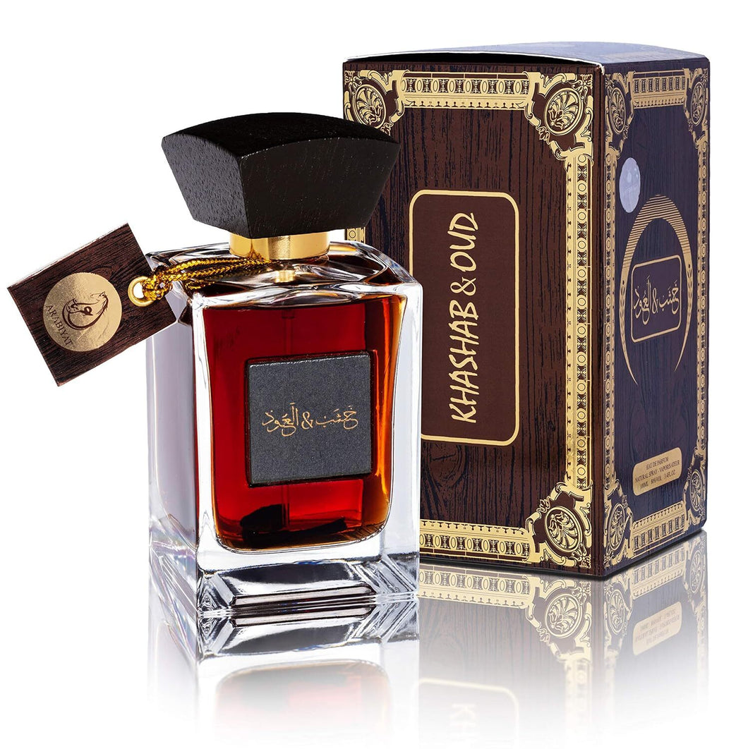 Khashab & Oud Eau De Parfum by Arabiyat My Perfumes 100ml 3.4 FL OZ