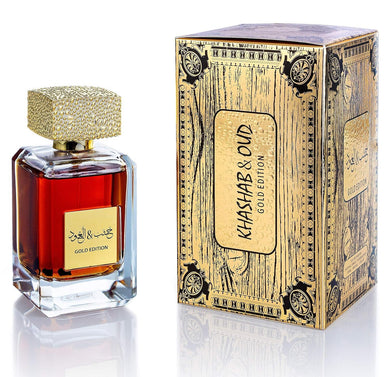 Khashab & Oud Gold Edition Eau De Parfum by Arabiyat My Perfumes 100ml 3.4 FL OZ