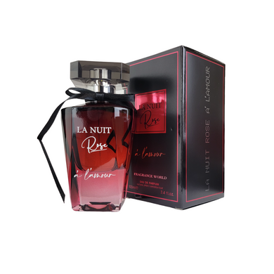 La Nuit Rose A L'Amour Eau De Parfum By Fragrance World 100 ml 3.4 FL OZ