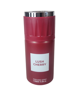 Lush Cherry Concentrated Perfumed Spray By Fragrance World 250ml 8.5 fl. oz.
