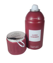 Lush Cherry Concentrated Perfumed Spray By Fragrance World 250ml 8.5 fl. oz.