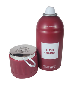 Lush Cherry Concentrated Perfumed Spray By Fragrance World 250ml 8.5 fl. oz.