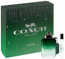 Coach Green Men's 2 pc Set 2oz EDT, 0.25oz travel spray