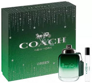 Coach Green Men's 2 pc Set 2oz EDT, 0.25oz travel spray