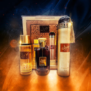 Mousuf Collection 3-Piece Gift Set Eau De Parfum / Air Freshener / Mist By Ard Al Zaafaran