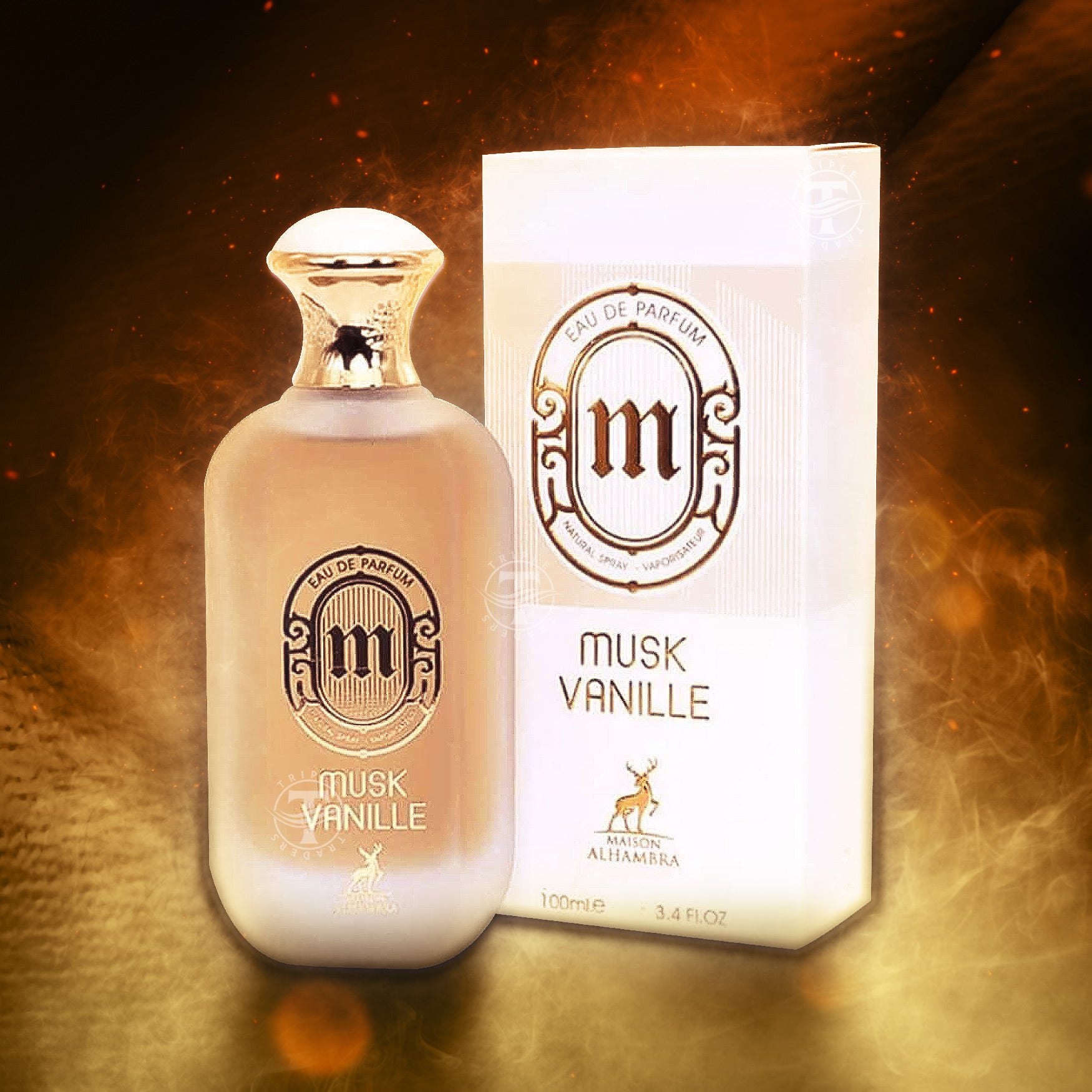 gå mirakel Arbejdsløs Musk Vanille Eau De Parfum by Maison Alhambra 100ml 3.4 FL OZ – Triple  Traders