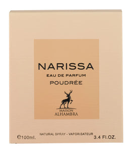 Narissa Poudree Eau De Parfum by Maison Alhambra 100ml 3.4 FL OZ