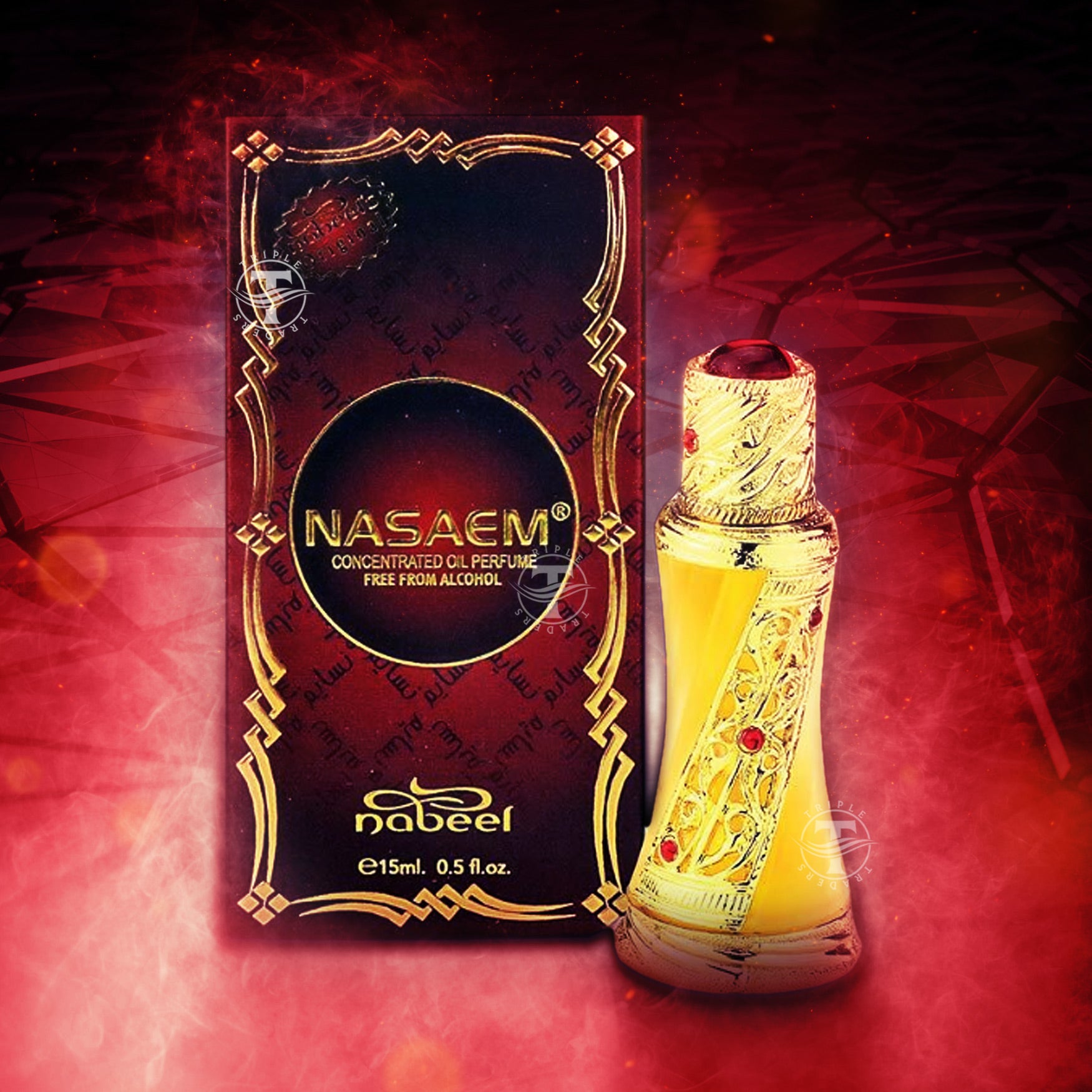 Nasaem Concentrated Oil Perfume Roll On 6 PIECES ( 6ml x 6 ) By Nabeel –  Triple Traders
