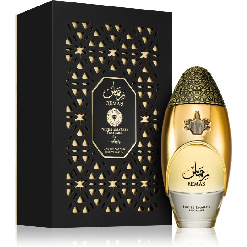 Niche Emarati Remas Eau De Parfum Spray (Unisex) By Lattafa - 3.4 oz
