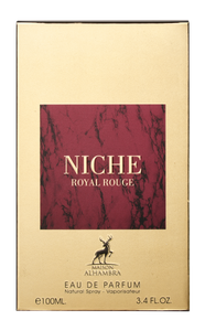 Niche Royal Rouge Eau De Parfum By Maison Alhambra 100ml 3.4 fl oz