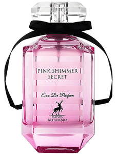 香水(女性用) PINK SHIMMER SECRET Eau De Parfum 100ml Pink Shimmer Secret Eau De Parfum by Maison Alhambra 100ml 3.4 FL