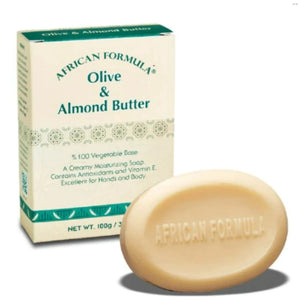 Olive & Almond Butter Soap Bar 3.5 oz By African Formula Made In Jordan