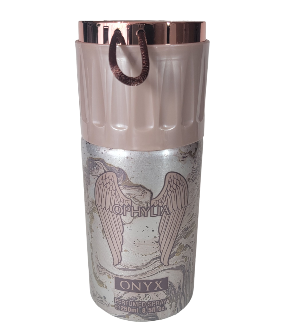 Ophylia Onyx Concentrated Perfumed Spray By Fragrance World 250ml 8.5 fl. oz.