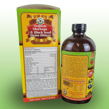 Organic Moringa & Black Seed Detox Bitters - 16 oz - By Al-Riyan - MADE IN USA