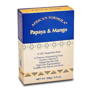 Papaya & Mango Bar Soap 3.5 oz By African Formula Made In Jordan