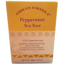 Peppermint Tea Tree Soap Bar 3.5 oz By African Formula Made In Jordan