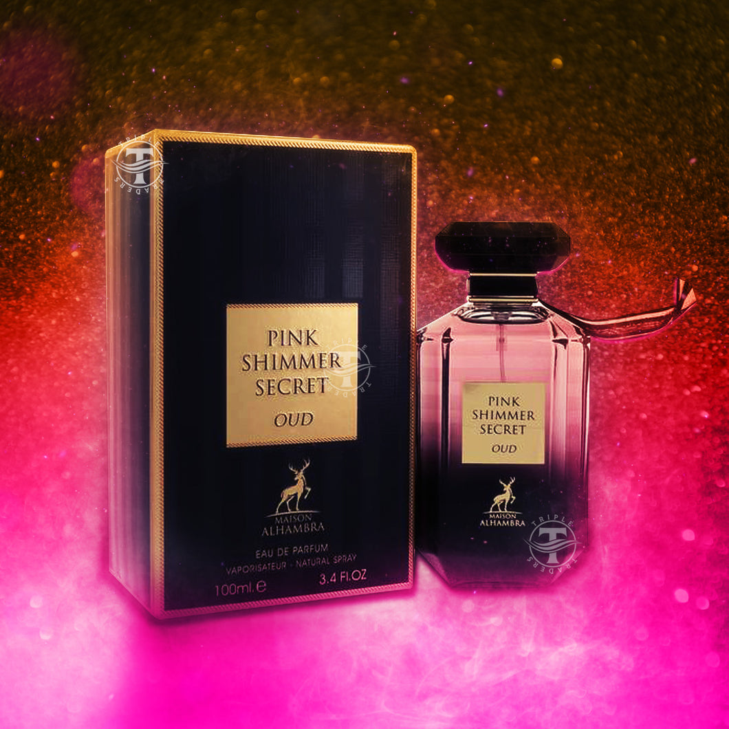 Pink Shimmer Secret Oud Eau De Parfum Maison Alhambra 100ml 3.4 Fl Oz –  Triple Traders
