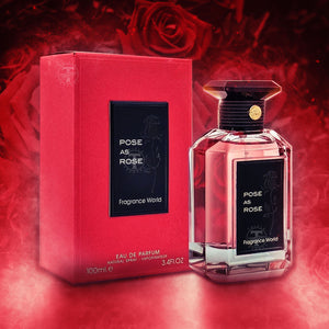 Pose as Rose Eau De Parfum By Fragrance World 100ml 3.4 FL OZ