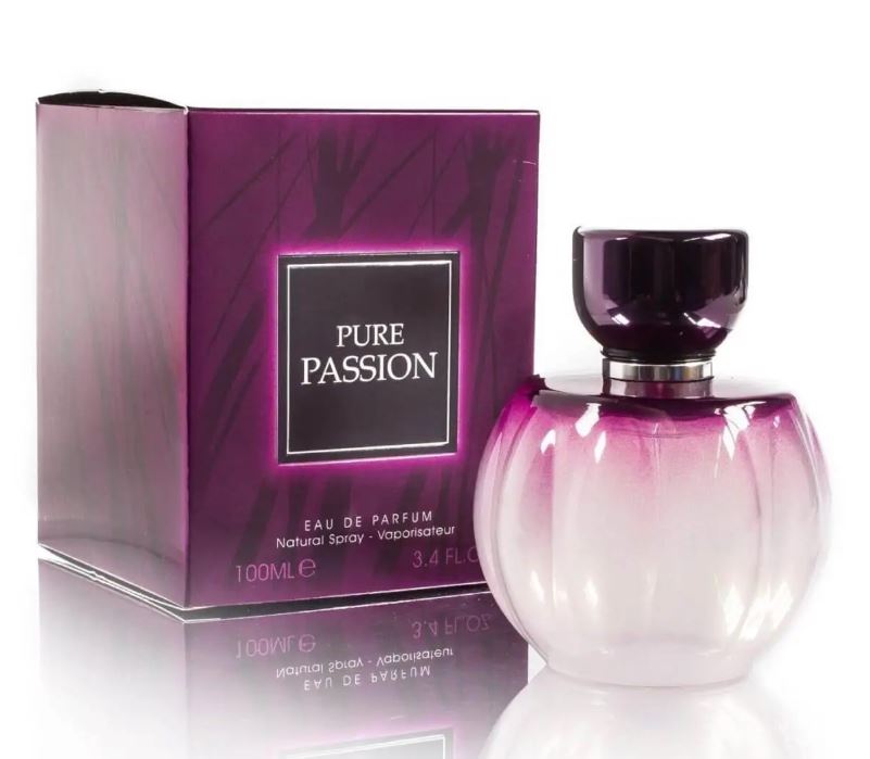 Pure Passion Eau De Parfum by Fragrance World 100ml 3.4 FL OZ