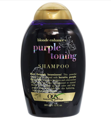 Blonde Enhance + Purple Toning Shampoo OGX 385 ml 13 fl oz