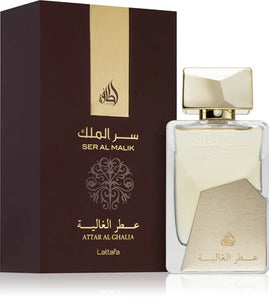 Ser Al Malik Attar Al Ghalia for Men By Lattafa EDP 100ml 3.4 FL OZ