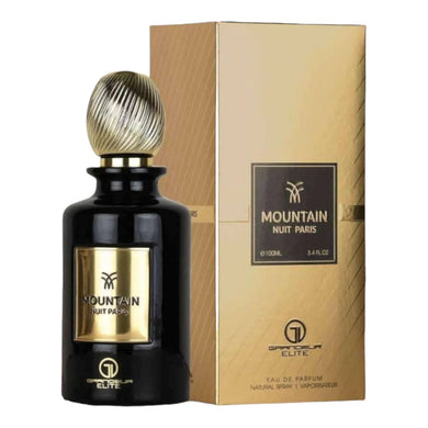 Mountain Nuit Paris Eau De Parfum By Grandeur Elite 100ml 3.4 FL OZ