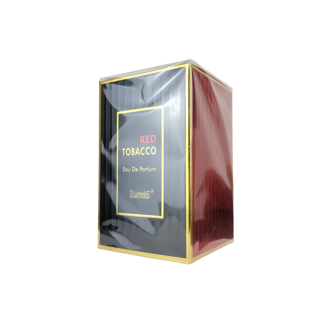 Red Tobacco Eau De Parfum 100ml 3.4 FL OZ By Surrati