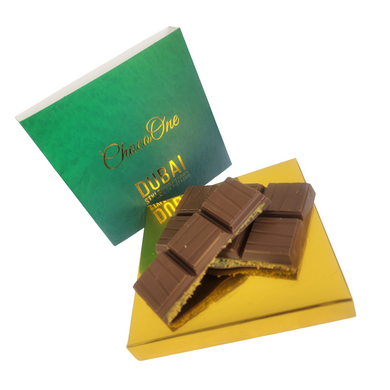 ChocoOne Dubai Style Chocolate Kunafa With Pistachio Made In Jordan 100gm