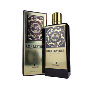 Rich Leather Eau De Parfum Essencia De Plores - Fragrance World 100 ml 3.4 FL OZ