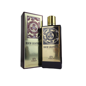 Rich Leather Eau De Parfum Essencia De Plores - Fragrance World 100 ml 3.4 FL OZ