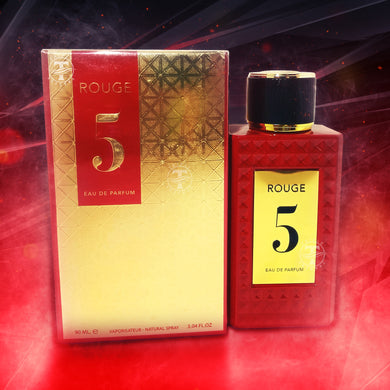 Rouge 5 Eau De Parfum by Fragrance World 90ml 3.04 FL OZ