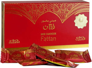Mini Bakhoor - 12x Pieces Per Pack - Fattan By Nabeel - Imported From UAE