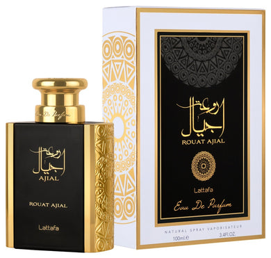Rouat Ajial Eau De Parfum by Lattafa 3.4 Fl Oz 100 ml