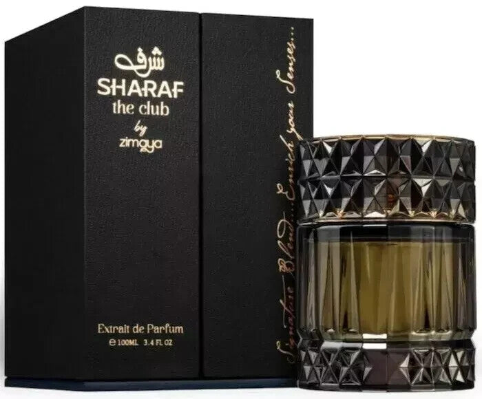 Sharaf The Club Extrait De Parfum By Zimaya Afnan 100ml 3.4 FL OZ